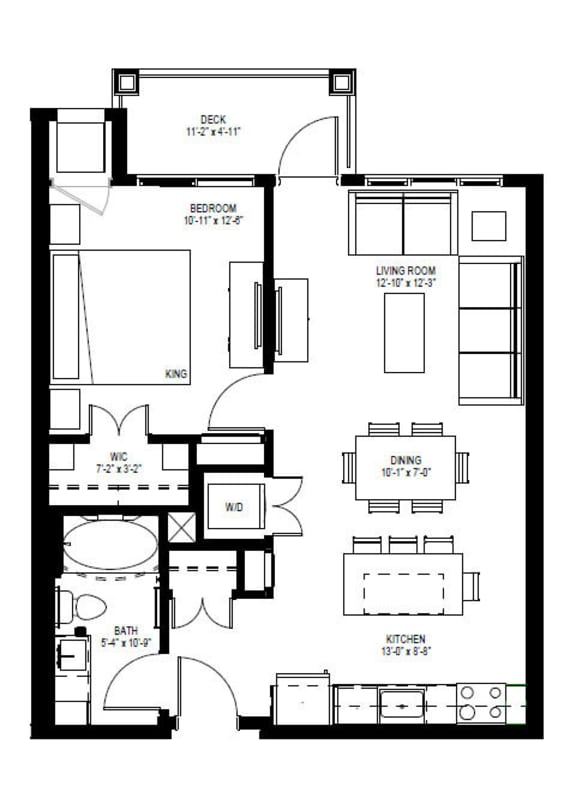 Floor Plans of Millberry Apartments in St. Paul, MN